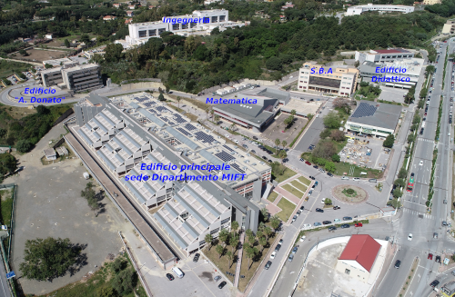 Foto dall'alto del Dipartimento MIFT