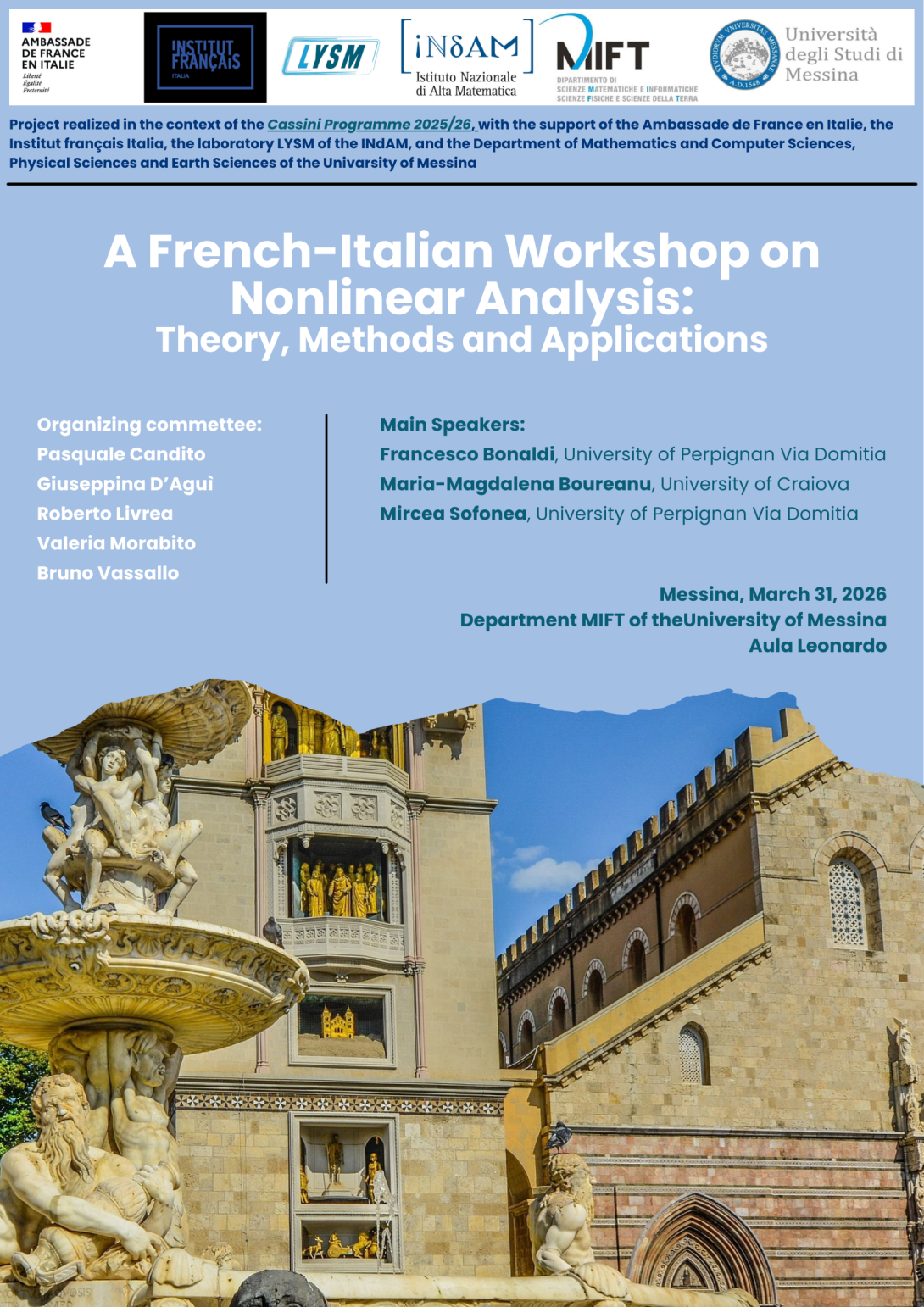 Locandina Cassini 31 marzo 2026